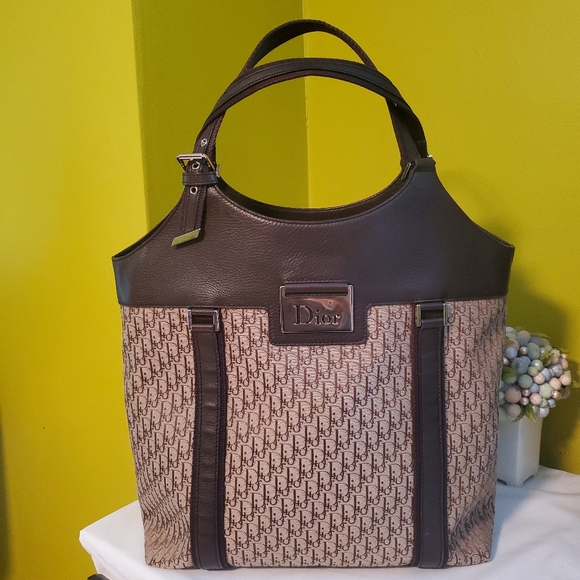 Authentic Christian Dior Vintage Brown Tote Bag - Picture 15 of 15